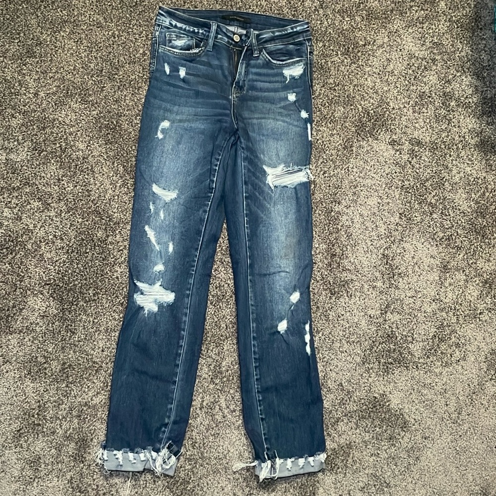 Flying Monkey Mid Rise Slim Straight